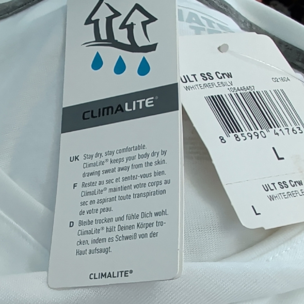 adidas White Short Sleeve Tee - Picture 6 of 7